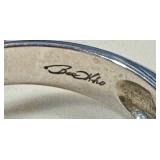 Sterling Silver Peridot Ring Size 7.5 by Ben Kho Sterling Silver Peridot Ring Size 7.5 by Ben Kho