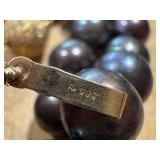 14k Gold Clasp Black Pearl Necklace, 19-inch, .99mm Pearls 14k Gold Clasp Black Pearl Necklace, 19-inch, .99mm Pearls