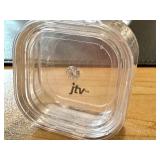 Set of 3 Moissanite Stones in Clear Display Cases Set of 3 Moissanite Stones in Clear Display Cases
