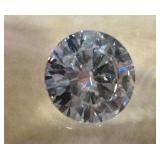 Set of 3 Moissanite Stones in Clear Display Cases Set of 3 Moissanite Stones in Clear Display Cases