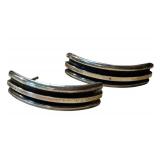 Tom Hawk Sterling Silver and Onyx Earrings Tom Hawk Sterling Silver and Onyx Earrings