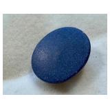 6.83 Carat Synthetic Blue Star Sapphire Oval Cabochon 6.83 Carat Synthetic Blue Star Sapphire Oval Cabochon