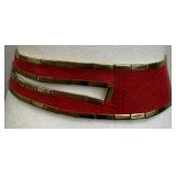 Vintage Cache Red and Gold Belt Vintage Cache Red and Gold Belt