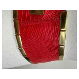 Vintage Cache Red and Gold Belt Vintage Cache Red and Gold Belt