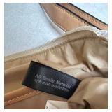 Giani Bernini Crossbody Bag with Tassel Accent, Beige and White Giani Bernini Crossbody Bag with Tassel Accent, Beige and White