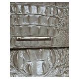 Brahmin Croc Embossed Leather Crossbody Shoulder Bag in Beige Brahmin Croc Embossed Leather Crossbody Shoulder Bag in Beige