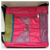 Fun Faye Fisher Ward Patchwork Genuine Leather Crossbody Bag Fun Faye Fisher Ward Patchwork Genuine Leather Crossbody Bag