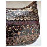 Vintage Vera Pelle Talia Italian Genuine Leather Shoulder Bag with Ornate Pattern Hand-Crafted in Italy Vintage Vera Pelle Talia Italian Genuine Leather Shoulder Bag with Ornate Pattern Hand-Crafted in Italy