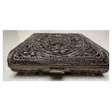 Vintage Ornate Silver Filigree Card Case/Cigarette Holder Vintage Ornate Silver Filigree Card Case/Cigarette Holder