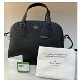 Elegant Kate Spade Cameron Street Lottie Black Leather Satchel Elegant Kate Spade Cameron Street Lottie Black Leather Satchel