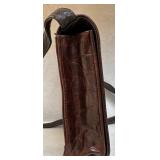 Sandra Roberts Brown Faux Croc Leather Shoulder Bag Sandra Roberts Brown Faux Croc Leather Shoulder Bag