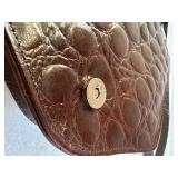 Sandra Roberts Brown Faux Croc Leather Shoulder Bag Sandra Roberts Brown Faux Croc Leather Shoulder Bag