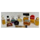 Collection of 11 Assorted Mini Perfume Bottles Including Chanel, Givenchy, and Yves Saint Laurent Collection of 11 Assorted Mini Perfume Bottles Including Chanel, Givenchy, and Yves Saint Laurent