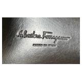 Salvatore Ferragamo Black Suede Block Heel Loafers Size 10B Salvatore Ferragamo Black Suede Block Heel Loafers Size 10B