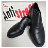 Rieker Anti stress Ladies Black Leather Slip-On Shoes Size 8.5 Rieker Anti stress Ladies Black Leather Slip-On Shoes Size 8.5