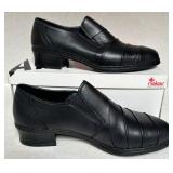Rieker Anti stress Ladies Black Leather Slip-On Shoes Size 8.5 Rieker Anti stress Ladies Black Leather Slip-On Shoes Size 8.5
