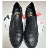 Rieker Anti stress Ladies Black Leather Slip-On Shoes Size 8.5 Rieker Anti stress Ladies Black Leather Slip-On Shoes Size 8.5