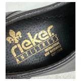 Rieker Anti stress Ladies Black Leather Slip-On Shoes Size 8.5 Rieker Anti stress Ladies Black Leather Slip-On Shoes Size 8.5