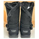 Koolaburra by UGG Black Arlena Short Boots Size 11W Wide Width Koolaburra by UGG Black Arlena Short Boots Size 11W Wide Width