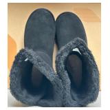 Koolaburra by UGG Black Arlena Short Boots Size 11W Wide Width Koolaburra by UGG Black Arlena Short Boots Size 11W Wide Width