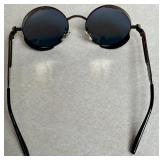 Ronsou Steampunk Round Mirrored Sunglasses with Case and Accessories Ronsou Steampunk Round Mirrored Sunglasses with Case and Accessories
