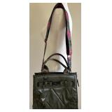 Shawn Killinger The Superstar IHKWIP Quilted Olive Green Tote Bag with Star Strap and Extra Braided Handle Shawn Killinger The Superstar IHKWIP Quilted Olive Green Tote Bag with Star Strap and Extra Braided Handle