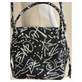 Aimee Kestenberg Black and White Graffiti Shoulder Bag Aimee Kestenberg Black and White Graffiti Shoulder Bag
