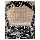 Aimee Kestenberg Black and White Graffiti Shoulder Bag Aimee Kestenberg Black and White Graffiti Shoulder Bag