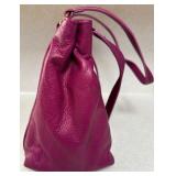 American Leather Co Deep Berry Responsible Leather Satchel Handbag American Leather Co Deep Berry Responsible Leather Satchel Handbag
