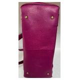 American Leather Co Deep Berry Responsible Leather Satchel Handbag American Leather Co Deep Berry Responsible Leather Satchel Handbag