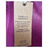 American Leather Co Deep Berry Responsible Leather Satchel Handbag American Leather Co Deep Berry Responsible Leather Satchel Handbag