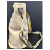 Citi Collective Canvas Tote Bag with Adjustable Colorful Striped Strap Citi Collective Canvas Tote Bag with Adjustable Colorful Striped Strap