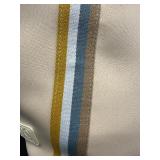 Citi Collective Canvas Tote Bag with Adjustable Colorful Striped Strap Citi Collective Canvas Tote Bag with Adjustable Colorful Striped Strap