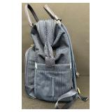 Citi Collective Blue Multi-Pocket Laptop Faux Vegan Leather Backpack with USB Charging Port and Dual Handles Citi Collective Blue Multi-Pocket Laptop Faux Vegan Leather Backpack with USB Charging Port and Dual Handles