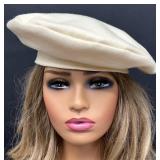 Mr. Martin Cream Wool Beret/Hat Mr. Martin Cream Wool Beret/Hat