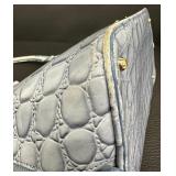 Brahmin Vivian Nimbus Genuine Leather Satchel Bag with Shoulder Strap Brahmin Vivian Nimbus Genuine Leather Satchel Bag with Shoulder Strap