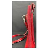 Lodis Red Leather Briefcase Laptop Bag with Detachable Strap Lodis Red Leather Briefcase Laptop Bag with Detachable Strap