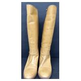 Gucci Made in Italy Tan Leather Tall Riding Boots Size 38 Gucci Made in Italy Tan Leather Tall Riding Boots Size 38