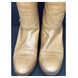 Gucci Made in Italy Tan Leather Tall Riding Boots Size 38 Gucci Made in Italy Tan Leather Tall Riding Boots Size 38
