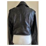 Lamarque Black Leather Moto Jacket - Size M Lamarque Black Leather Moto Jacket - Size M