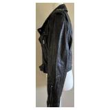 Lamarque Black Leather Moto Jacket - Size M Lamarque Black Leather Moto Jacket - Size M