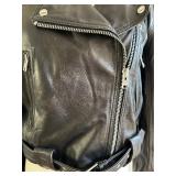 Lamarque Black Leather Moto Jacket - Size M Lamarque Black Leather Moto Jacket - Size M
