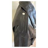 Lamarque Black Leather Moto Jacket - Size M Lamarque Black Leather Moto Jacket - Size M