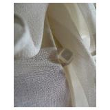 Dana Buchman Ivory Ruffle Front Long Sleeve Blouse Dana Buchman Ivory Ruffle Front Long Sleeve Blouse
