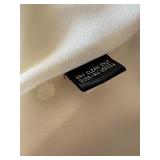 Dana Buchman Ivory Ruffle Front Long Sleeve Blouse Dana Buchman Ivory Ruffle Front Long Sleeve Blouse