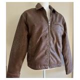 Abercrombie & Fitch Cropped Faux Leather Jacket, Small Abercrombie & Fitch Cropped Faux Leather Jacket, Small