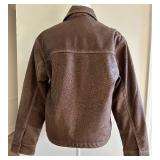 Abercrombie & Fitch Cropped Faux Leather Jacket, Small Abercrombie & Fitch Cropped Faux Leather Jacket, Small