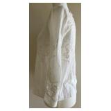 Endless Rose White Embroidered Cotton Lace Blouse, Size M Endless Rose White Embroidered Cotton Lace Blouse, Size M