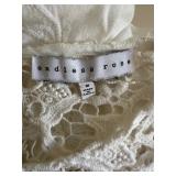 Endless Rose White Embroidered Cotton Lace Blouse, Size M Endless Rose White Embroidered Cotton Lace Blouse, Size M