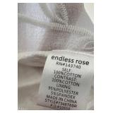 Endless Rose White Embroidered Cotton Lace Blouse, Size M Endless Rose White Embroidered Cotton Lace Blouse, Size M